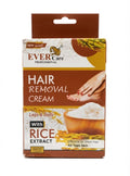 EVERCare Professional Hair Removal Cream with Rice Extract – Legs & Body | 12 x 20ml Sachets