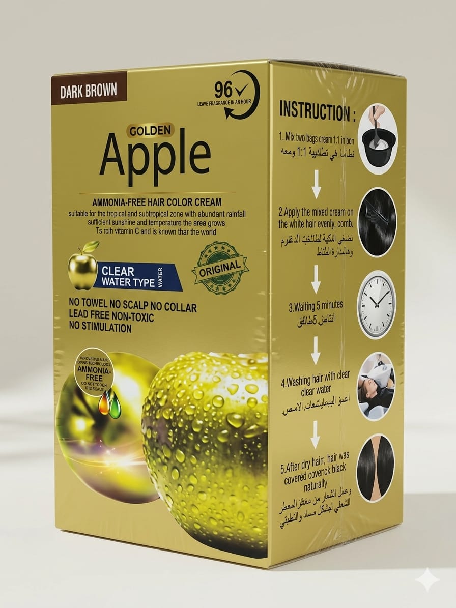 Golden Apple Ammonia-Free Hair Color Cream