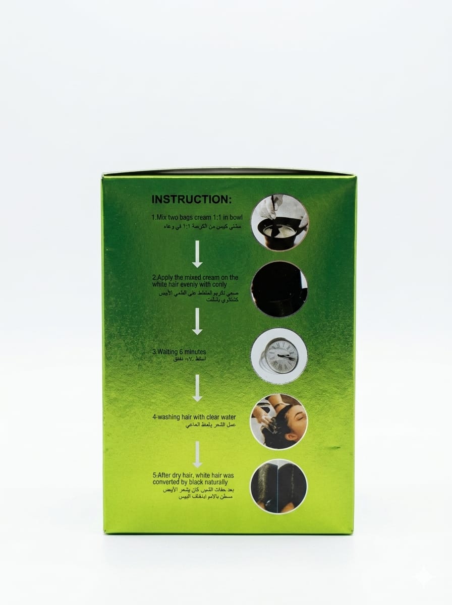 Apple Ammonia-Free Hair Color Cream – Dark Brown/black