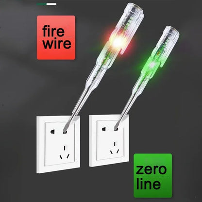 Dual Circuit Electric LED Induction Power Tester Pen