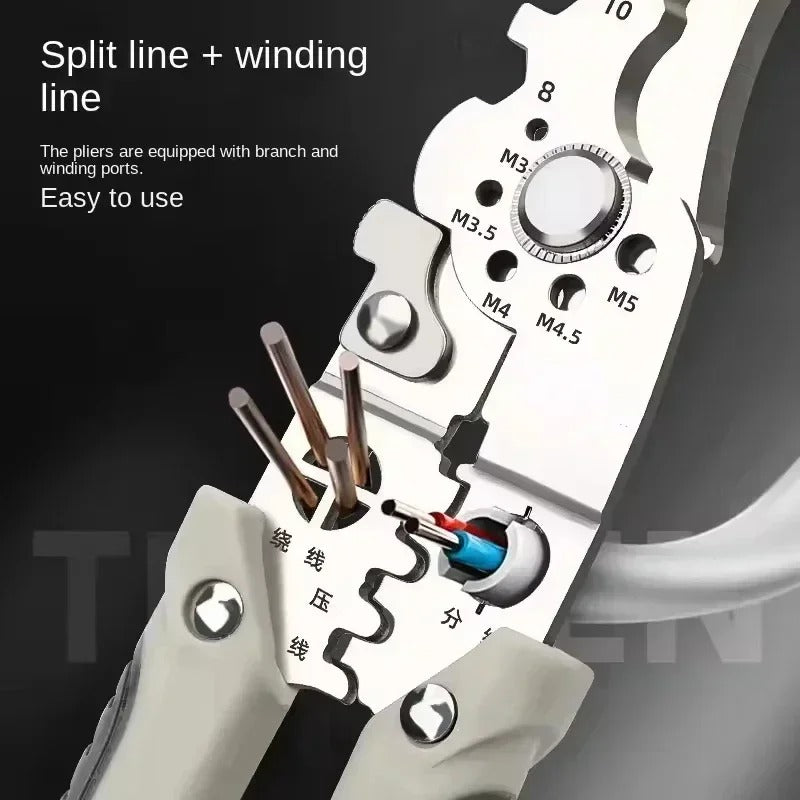 Multi-Function Wire Stripper and Cutter Tool