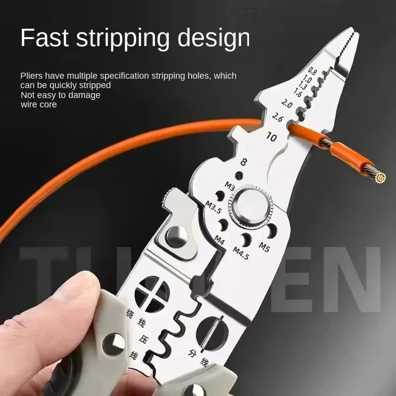 Multi-Function Wire Stripper and Cutter Tool