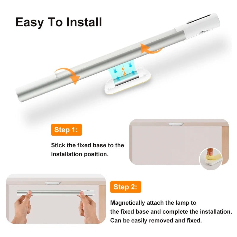 LED Digital Display Lamp With Motion Sensor