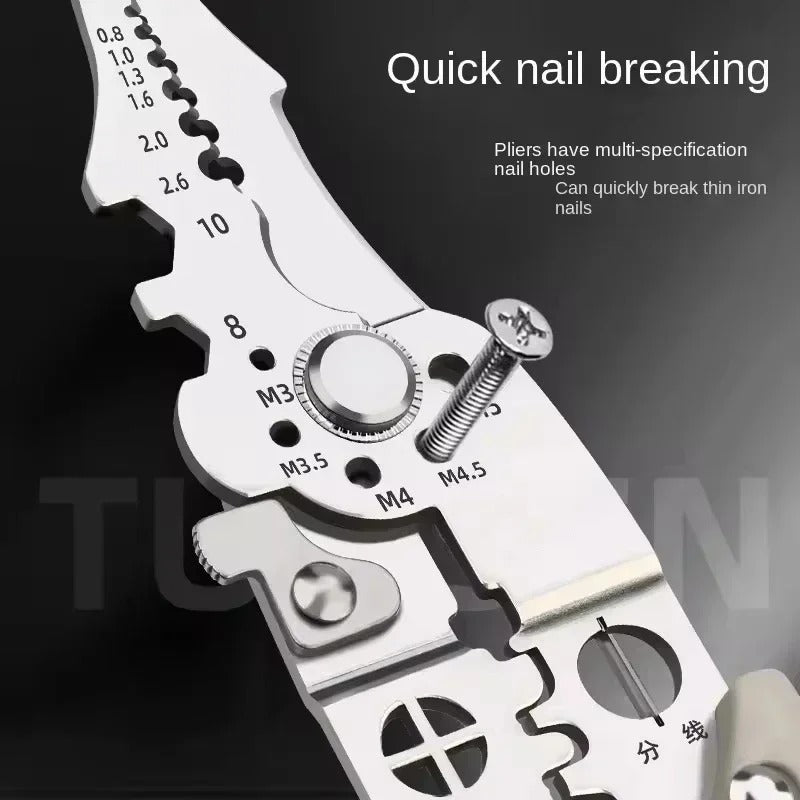 Multi-Function Wire Stripper and Cutter Tool